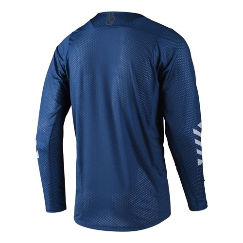 TLD SKYLINE AIR LS JERSEY CHANNEL DARK SLATE BLUE