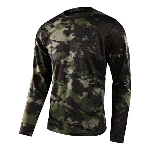 TLD FLOWLINE LS JERSEY COVERT ARMY GREEN