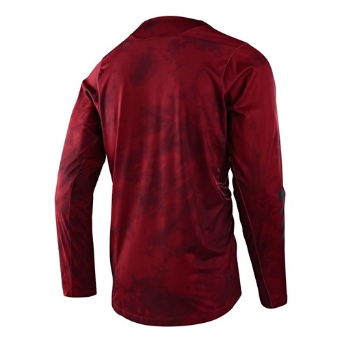 TLD SKYLINE CHILL LS JERSEY TIE DYE WINE