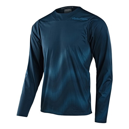 TLD SKYLINE CHILL LS JERSEY WAVES DARK SLATE BLUE