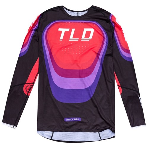 TLD 24.1 SE ULTRA JERSEY LE A1 REVERB BLACK / GLO RED