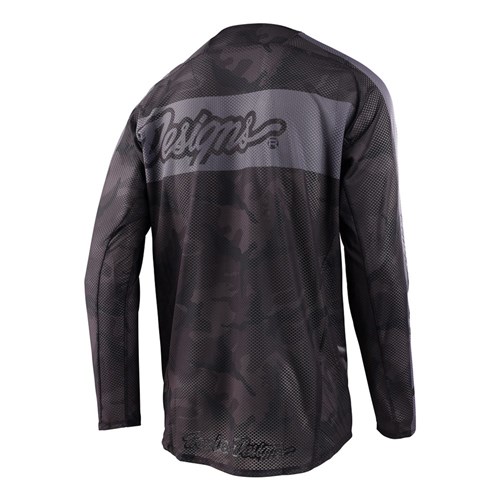 TLD SE PRO AIR JERSEY VOX CAMO BLACK / GREY XLG