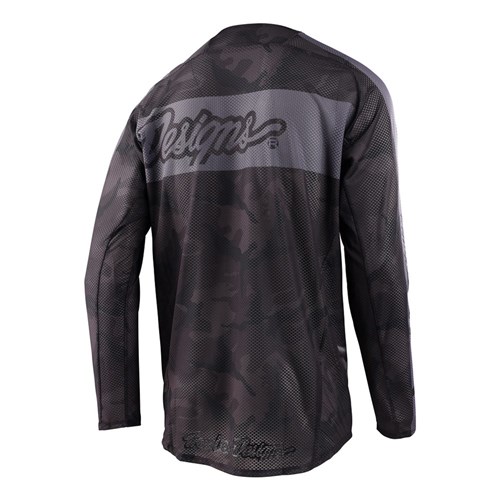 TLD SE PRO AIR JERSEY VOX CAMO BLACK / GREY LGE