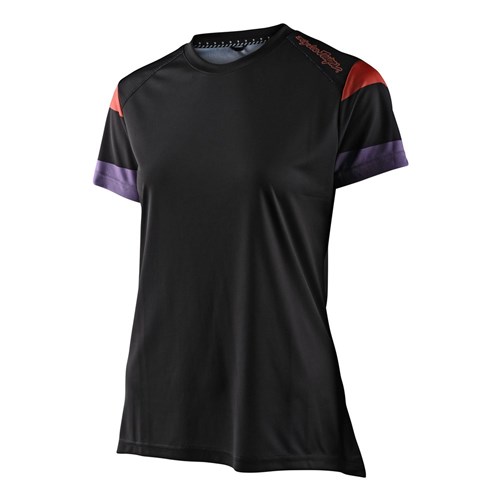 TLD WMNS LILIUM SS JERSEY RUGBY BLACK