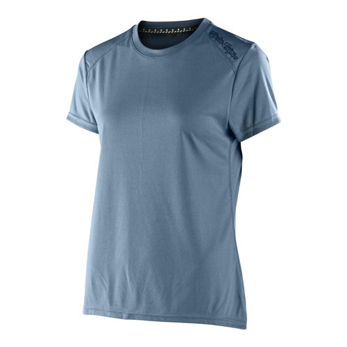 TLD WMNS LILIUM SS JERSEY HEATHER SMOKE BLUE