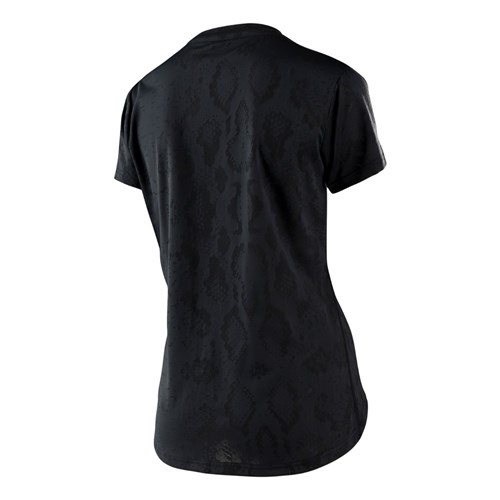 TLD WMNS LILIUM SS JERSEY SNAKE BLACK