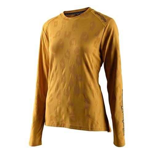 TLD WMNS LILIUM LS JERSEY JACQUARD HONEY