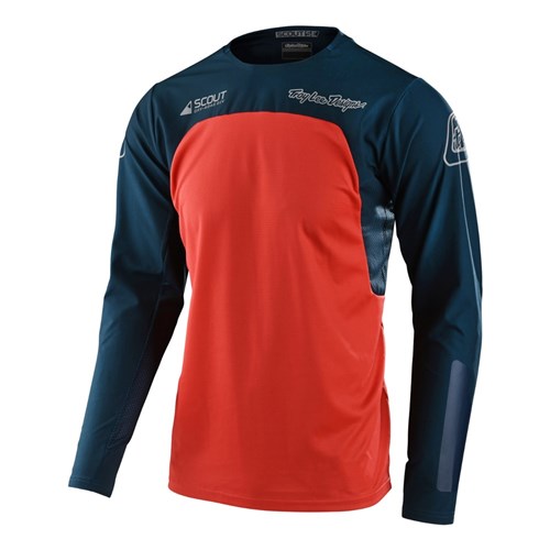 TLD SCOUT OFFROAD SE JERSEY SYSTEMS MARINE / ORANGE