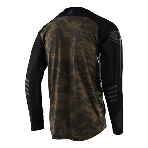 TLD SCOUT OFFROAD SE JERSEY SYSTEMS CAMO GREEN LGE