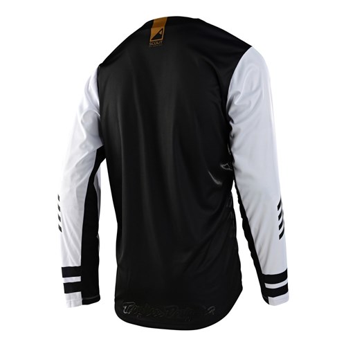 TLD 24.1 SCOUT OFFROAD GP JERSEY RIDE ON BLACK / WHITE