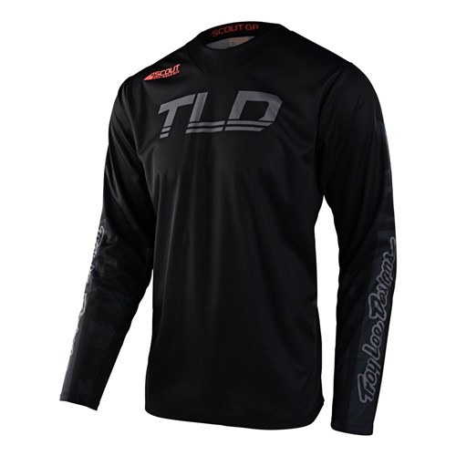 TLD SCOUT OFFROAD GP JERSEY RECON BRUSHED CAMO BLAC XSM
