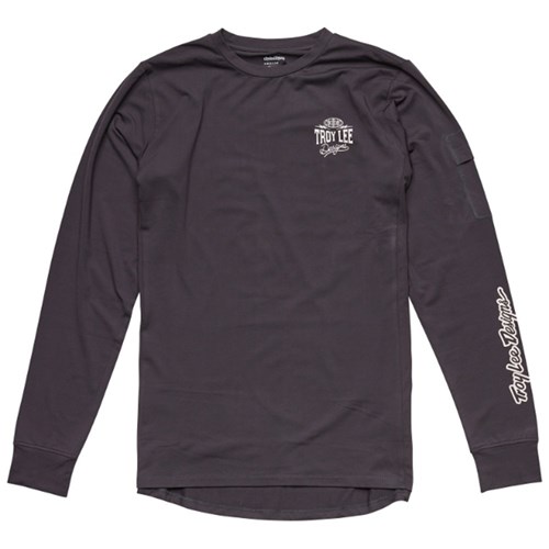 TLD 24.1 RUCKUS RIDE LS TEE BOLTS CARBON