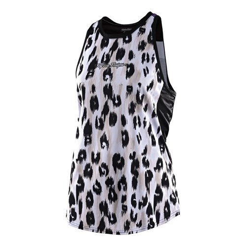 TLD WMNS LUXE TANK WILD CAT WHITE