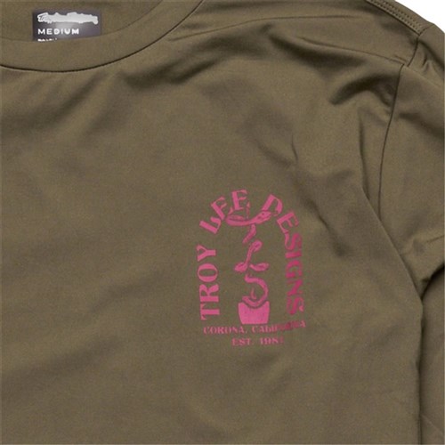 TLD 24.1 RUCKUS RIDE YTH LS TEE FANGS OLIVE