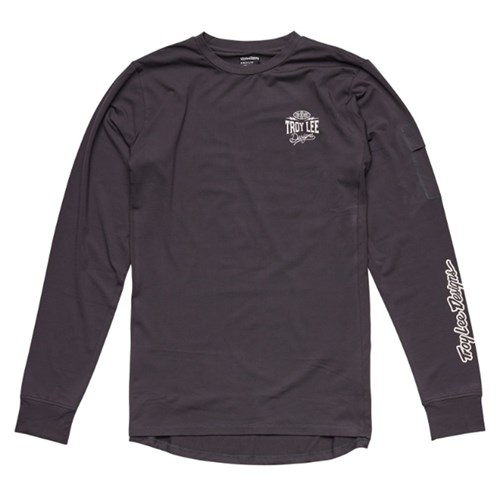 TLD 24.1 RUCKUS RIDE YTH LS TEE BOLTS CARBON