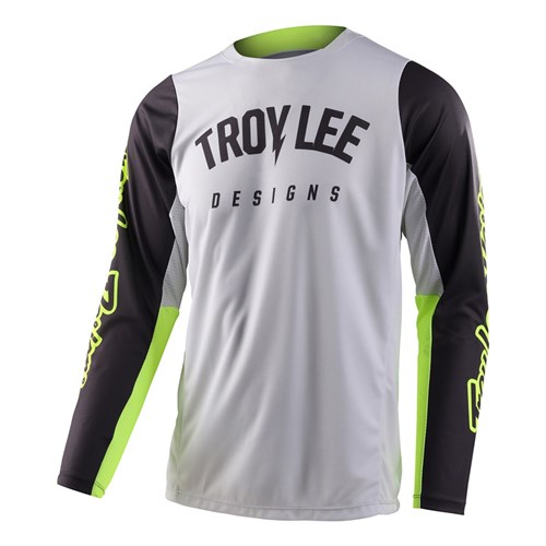 TLD GP PRO JERSEY BOLTZ FOG / FLO YELLOW XLG