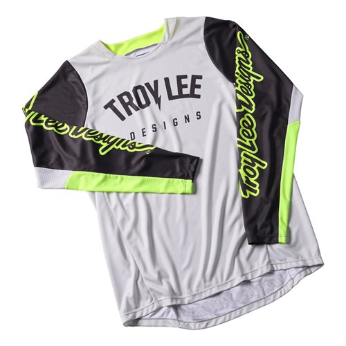 TLD GP PRO JERSEY BOLTZ FOG / FLO YELLOW XLG