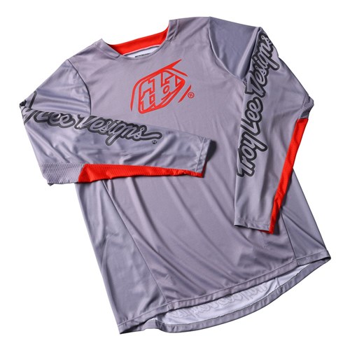 TLD GP PRO JERSEY ICON DARK GREY / BURNT ORANGE SML