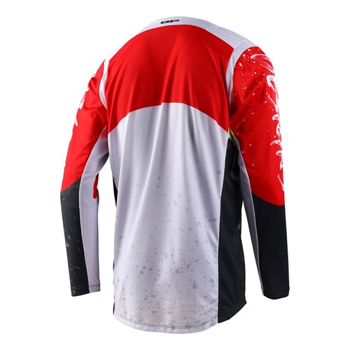 TLD GP PRO JERSEY PARTICAL BLACK / GLO RED