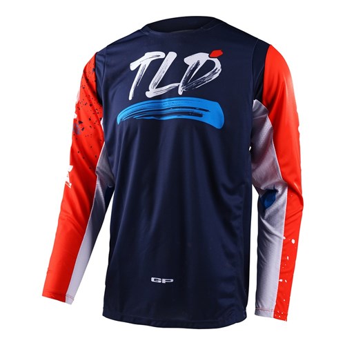 TLD GP PRO JERSEY PARTICAL NAVY / ORANGE