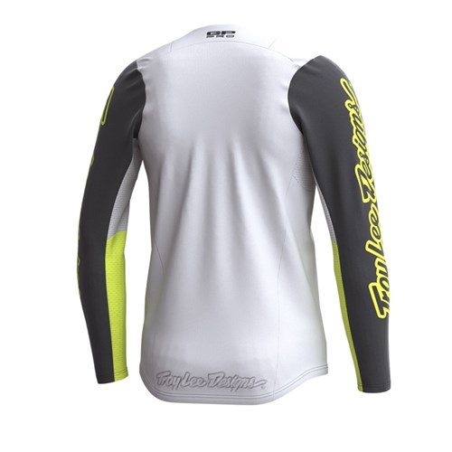 TLD GP PRO YTH JERSEY BOLTZ FOG / FLO YELLOW Y-XSM