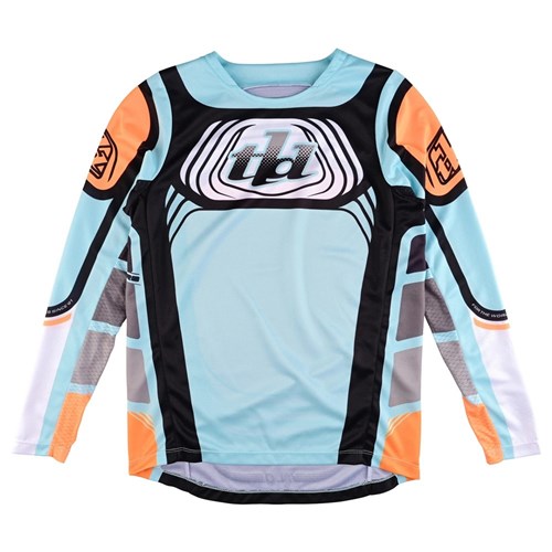 TLD 24.1 GP PRO YTH JERSEY WAVEZ BLEACHED AQUA