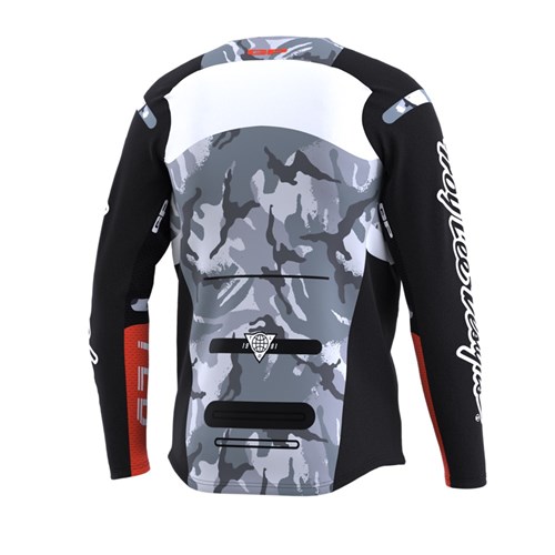 TLD 23 GP PRO YTH JERSEY BLENDS CAMO BLACK / WHITE