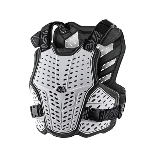 TLD 24.1 ROCKFIGHT YTH CHEST PROTECTOR WHITE YOUTH Y-OSFM