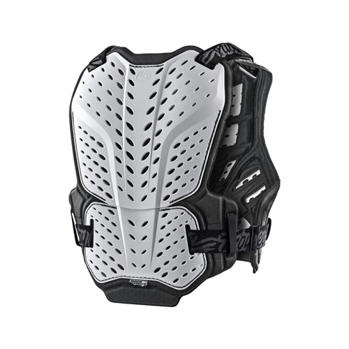TLD 24.1 ROCKFIGHT YTH CHEST PROTECTOR WHITE YOUTH Y-OSFM