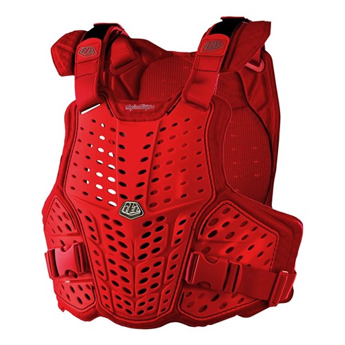 TLD 24.1 ROCKFIGHT CE FLEX CHEST PROTECTOR RED