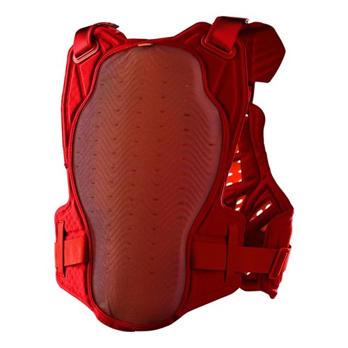 TLD 24.1 ROCKFIGHT CE FLEX CHEST PROTECTOR RED