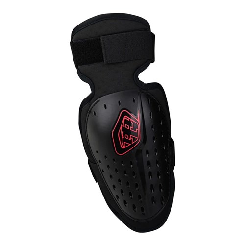 TLD 24.1 ROGUE ELBOW GUARDS HARD SHELL BLACK YOUTH Y-OSFM