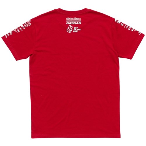 TLD 24 GASGAS SS TEE DARK RED SML