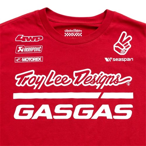 TLD 24 GASGAS SS TEE DARK RED XLG