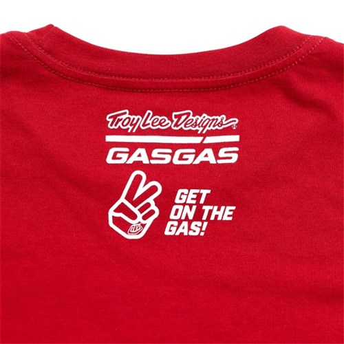 TLD 24 GASGAS SS TEE DARK RED SML