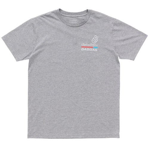 TLD 24 GASGAS SS TEE HEATHER GREY