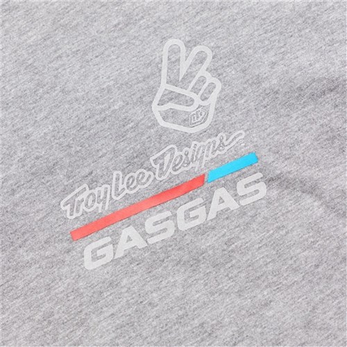 TLD 24 GASGAS SS TEE HEATHER GREY