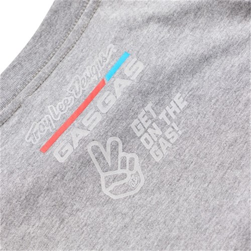 TLD 24 GASGAS SS TEE HEATHER GREY