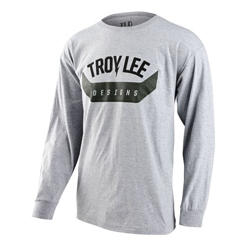 TLD ARC LS TEE HEATHER GREY