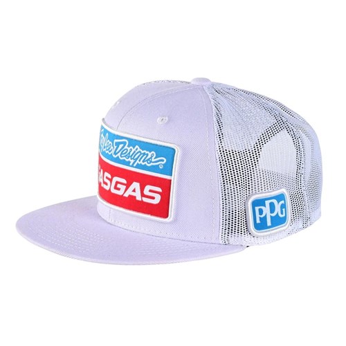 TLD GASGAS HAT WHITE OSFA