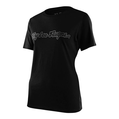 TLD 24.1 SIGNATURE WMNS TEE BLACK W-XLG