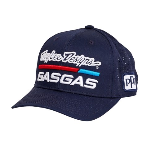 TLD 24 GASGAS CURVED TEAM HAT NAVY OSFA