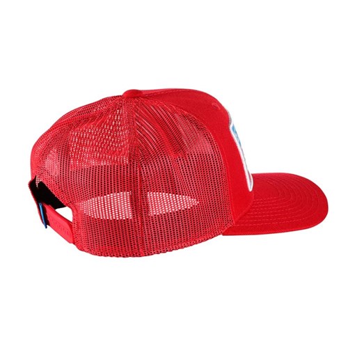 TLD GASGAS CURVED STOCK HAT RED OSFA