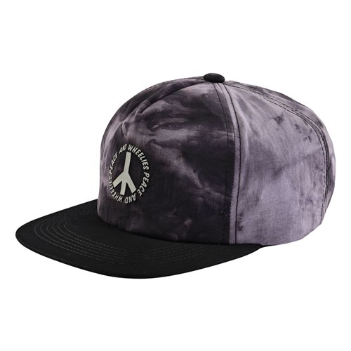 TLD PLOT UNCONSTRUCTED HAT TIE DYE CHARCOAL OSFA