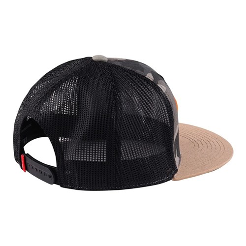 TLD 24.1 BOLT PATCH HAT BLACK / FOREST CAMO OSFA
