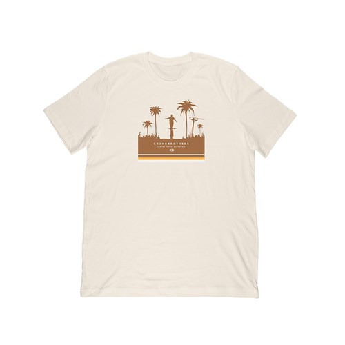 CRANKBROTHERS TEE SUNSET WHITE