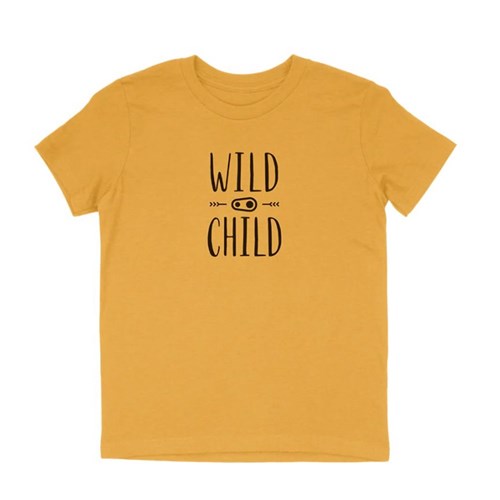 CRANKBROTHERS YTH TEE WILD CHILD YELLOW