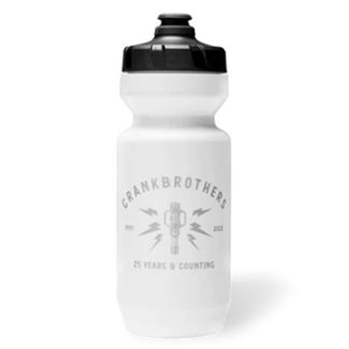 CRANKBROTHERS DRINK BOTTLE 25TH ANNIVERSARY WHITE
