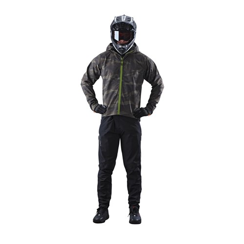 TLD DESCENT JACKET BRUSHED CAMO ARMY