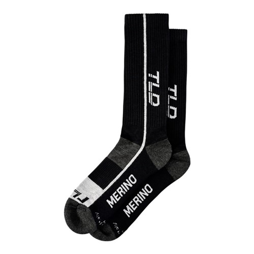 TLD 24.1 CHILL MERINO WOOL SOCK MONO BLACK